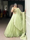 Lnb1100 Allen Crush Lehenga With Blouse Dupatta Suppliers In India